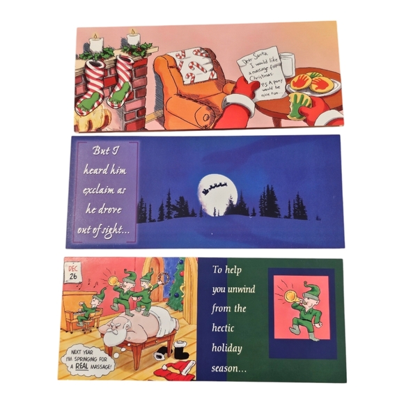 Holiday Season Professional Massage Therapist Gift Certificates Bundle of 15 - Picture 5 of 6